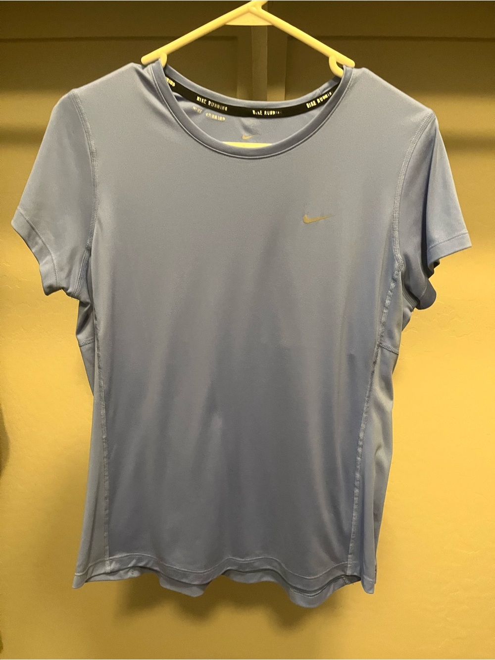 Nike Women's Light Blue Short Sleeve Dri-FIT Tee